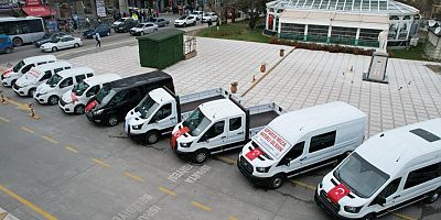 Belediye araç filosuna 9 araç daha kazandırıldı