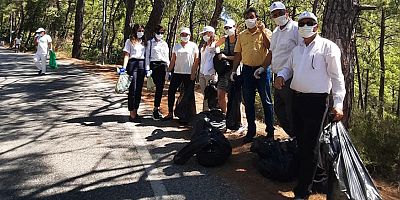 Belediye ve KETOB'dan çevre temizliği