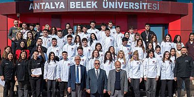 Belek'te geleceğin şefleri ceket giydi