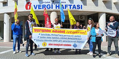 BES Antalya Şube: Vergide, gelirde, adalet, sorunlarımıza çözüm istiyoruz
