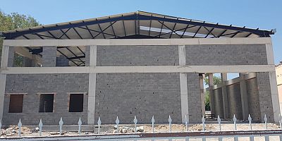 Beton fabrikasında çalışmalar son hızıyla devam ediyor