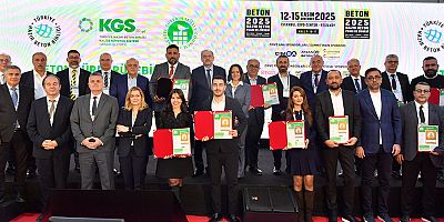 Beton Sürdürülebilirlik Konseyi (CSC) Sertifikası alan tesislere sertifikaları takdim edildi