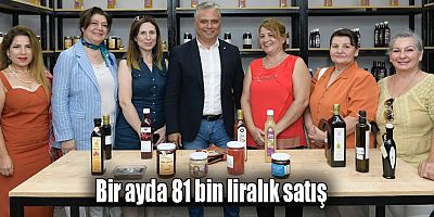 Bir ayda 81 bin liralık satış