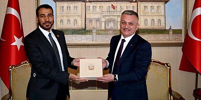 Birleşik Arap Emirlikleri Büyükelçisi Al-Dhaheri, Vali Yazıcı'yı ziyaret etti