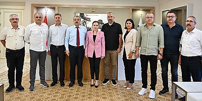 Birleşik Kamu-İş Konfederasyonu’ndan Büyükşehir’e destek ziyareti