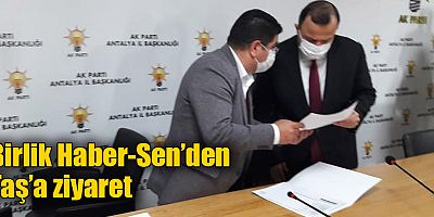 Birlik Haber-Sen’den Taş’a ziyaret