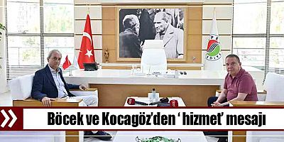 Böcek ve Kocagöz’den ‘ hizmet’ mesajı