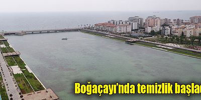 Boğaçayı’nda temizlik başladı