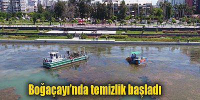 Boğaçayı’nda temizlik başladı