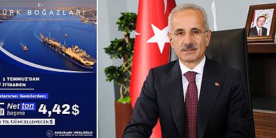 Boğazlardan zamlı geçiş başlıyor