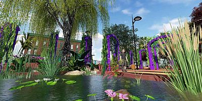 Bölgenin ilk ve tek terapi bahçesi için geri sayım başladı