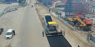 Bozanönü yolu genişletildi