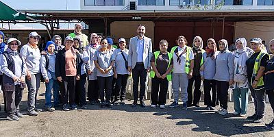 Bşakan Vekili Çiçek, temizlik işleri personeliyle buluştu
