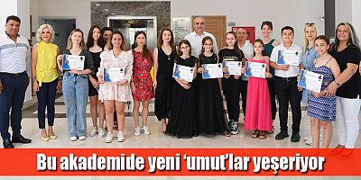 Bu akademide yeni ‘umut’lar yeşeriyor