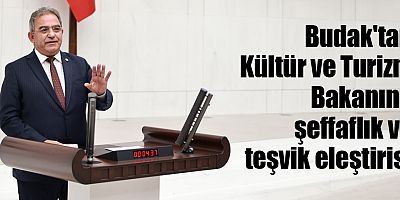 Budak'tan Kültür ve Turizm Bakanına şeffaflık ve teşvik eleştirisi
