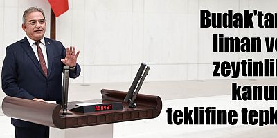 Budak'tan liman ve zeytinlik kanun teklifine tepki