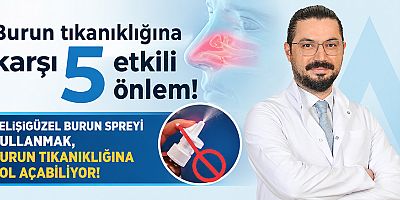 Burun tıkanıklığını hafife almayın!