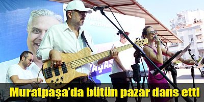 Bütün pazar dans etti