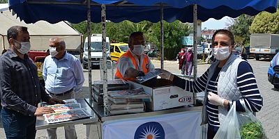 Büyükşehir Alanya’da maske dağıttı