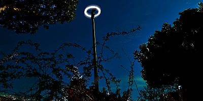 Büyükşehir Atatürk Parkı’nın ışıklandırmalarını yeniledi