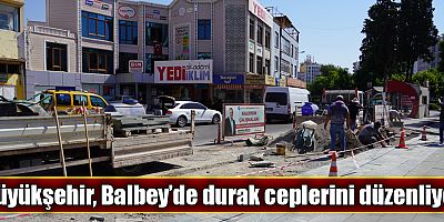 Büyükşehir, Balbey’de durak ceplerini düzenliyor