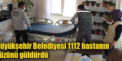 Büyükşehir Belediyesi 1112 hastanın yüzünü güldürdü