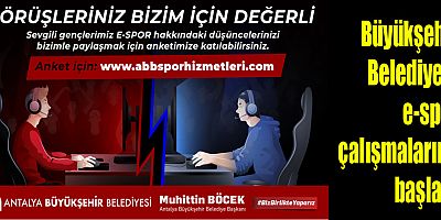 Büyükşehir Belediyesi e-spor çalışmalarına başladı