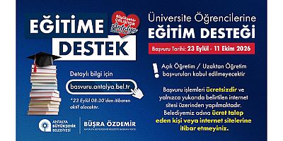 Büyükşehir Belediyesi eğitime verdiği desteği sürdürüyor