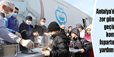 Büyükşehir Belediyesi Mobil Aşevi Isparta’da
