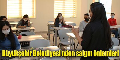 Büyükşehir Belediyesi’nden salgın önlemleri