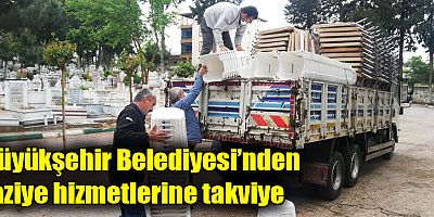 Büyükşehir Belediyesi’nden taziye hizmetlerine takviye
