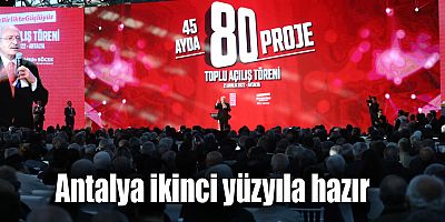 Büyükşehir Belediyesi’nin 45 ayda hayata geçirdiği 80 projeyi Kemal Kılıçdaroğlu açtı