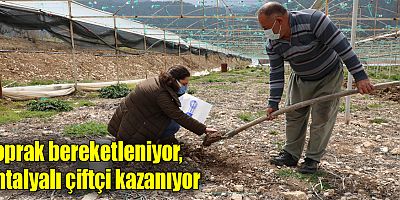 Büyükşehir çiftçinin toprağını analiz ediyor