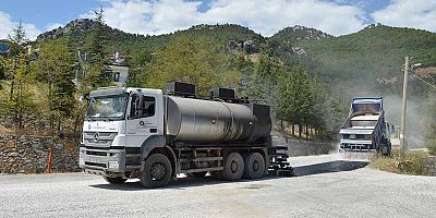 Büyükşehir’den Akseki’de asfalt çalışması
