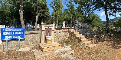 Büyükşehir’den Akseki mezarlıklarında kapsamlı çalışma 