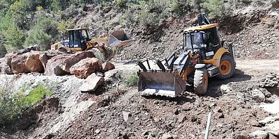 Büyükşehir’den Alanya kırsalında çalışma