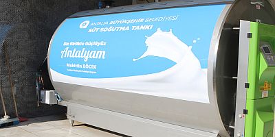 Büyükşehir’den Bozova ve Yeşilyayla’ya süt tankı