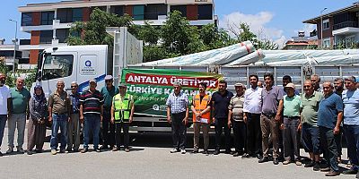 Büyükşehir’den Gazipaşalı üreticilere naylon desteği