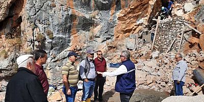 Büyükşehir’den Gündoğmuş Aksu grup suyu kaynağında çalışma