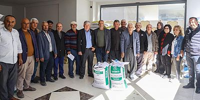 Büyükşehir’den Korkutelili üreticilere 60 ton buğday desteği