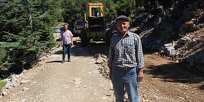 Büyükşehir’den Manavgat yayla yollarına bakım