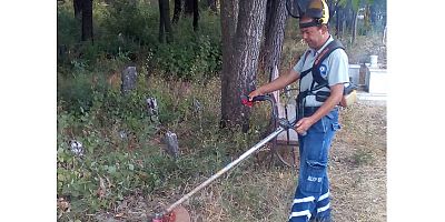 Büyükşehir’den mezarlıklara kapsamlı bakım