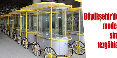 Büyükşehir’den modern simit tezgâhları