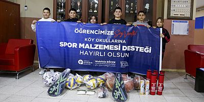 Büyükşehir’den okullara spor malzemesi desteği