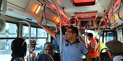 Büyükşehir’den otobüs ve taksilere sıkı denetim 