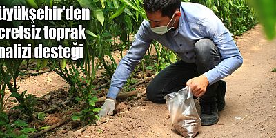 Büyükşehir’den ücretsiz toprak analizi desteği