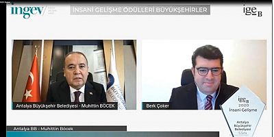 Büyükşehir’e İNGEV’den iki ödül