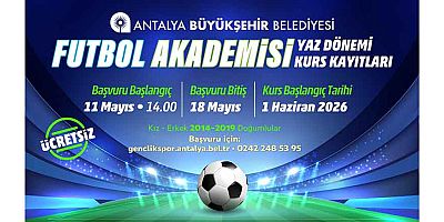 Büyükşehir Futbol Akademisi kayıtları başlıyor