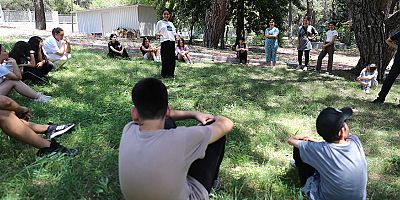 Büyükşehir Gençlik Kampı Muratpaşalı öğrencileri ağırladı