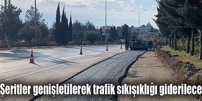 Büyükşehir havalimanı kavşağında çalışma başlattı